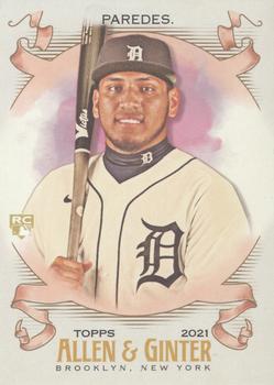 #254 Isaac Paredes - Detroit Tigers - 2021 Topps Allen & Ginter Baseball