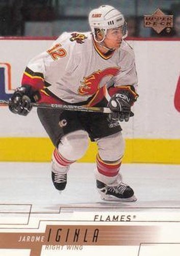 #254 Jarome Iginla - Calgary Flames - 2000-01 Upper Deck Hockey
