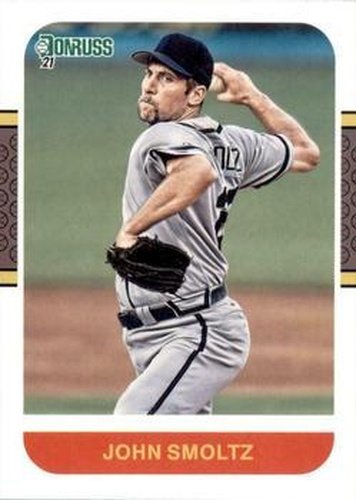 #254 John Smoltz - Atlanta Braves - 2021 Donruss Baseball