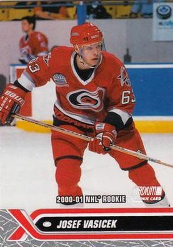 #254 Josef Vasicek - Carolina Hurricanes - 2000-01 Stadium Club Hockey