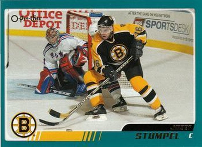 #254 Jozef Stumpel - Boston Bruins - 2003-04 O-Pee-Chee Hockey