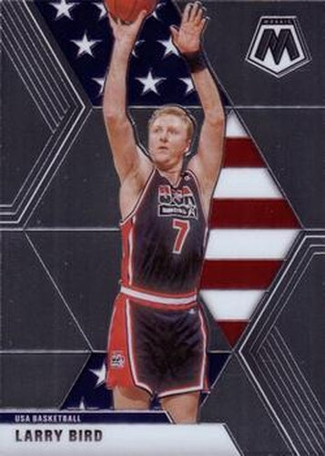 #254 Larry Bird - USA - 2019-20 Panini Mosaic Basketball
