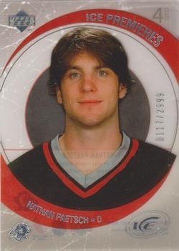 #254 Nathan Paetsch - Buffalo Sabres - 2005-06 Upper Deck Ice Hockey