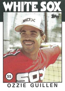 #254 Ozzie Guillen - Chicago White Sox - 1986 Topps Baseball
