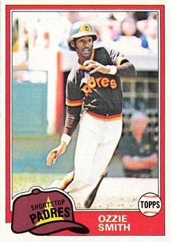 #254 Ozzie Smith - San Diego Padres - 1981 Topps Baseball