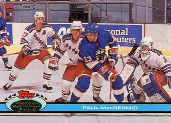 #254 Paul MacDermid - Winnipeg Jets - 1991-92 Stadium Club Hockey