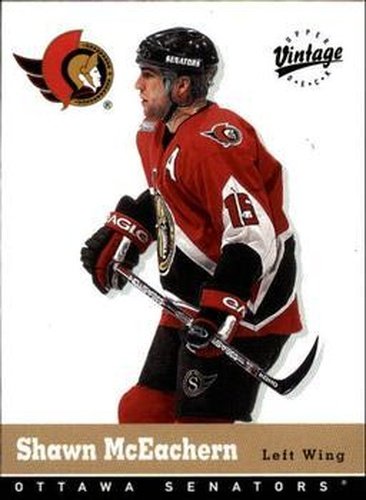 #254 Shawn McEachern - Ottawa Senators - 2000-01 Upper Deck Vintage Hockey