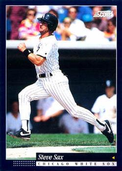 #254 Steve Sax - Chicago White Sox -1994 Score Baseball