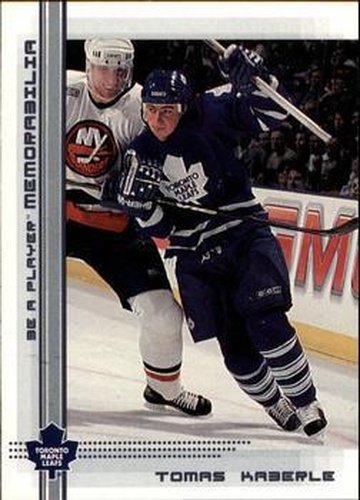#254 Tomas Kaberle - Toronto Maple Leafs - 2000-01 Be a Player Memorabilia Hockey