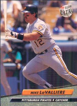 #254 Mike LaValliere - Pittsburgh Pirates - 1992 Ultra Baseball