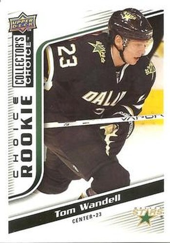 #254 Tom Wandell - Dallas Stars - 2009-10 Collector's Choice Hockey