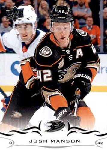 #254 Josh Manson - Anaheim Ducks - 2018-19 Upper Deck Hockey