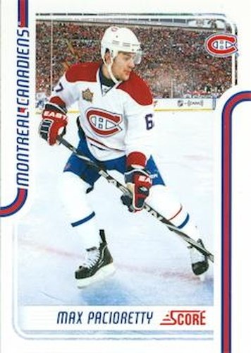 #254 Max Pacioretty - Montreal Canadiens - 2011-12 Score Hockey