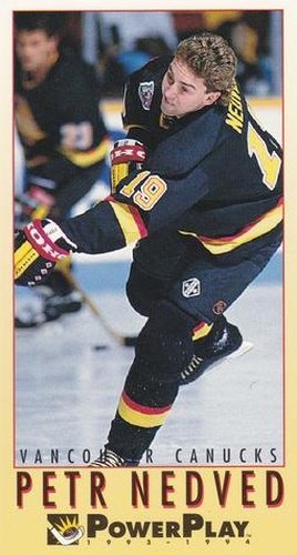 #254 Petr Nedved - Vancouver Canucks - 1993-94 Fleer PowerPlay Hockey