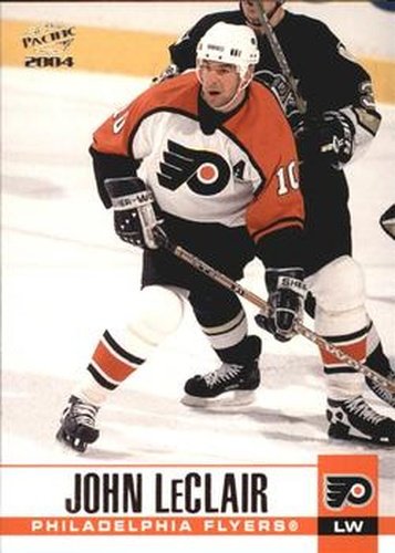 #254 John LeClair - Philadelphia Flyers - 2003-04 Pacific Hockey