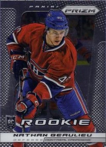 #254 Nathan Beaulieu - Montreal Canadiens - 2013-14 Panini Prizm Hockey