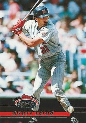 #254 Scott Leius - Minnesota Twins - 1993 Stadium Club Baseball