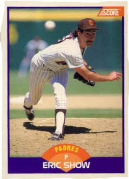 #254 Eric Show - San Diego Padres - 1989 Score Baseball