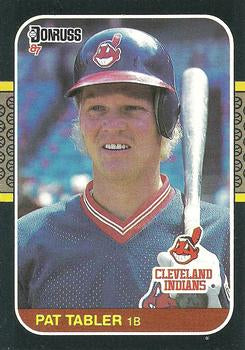 #254 Pat Tabler - Cleveland Indians - 1987 Donruss Baseball