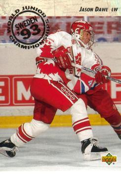 #254 Jason Dawe - Canada - 1993-94 Upper Deck Hockey