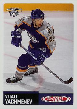 #254 Vitali Yachmenev - Nashville Predators - 2002-03 Topps Total Hockey