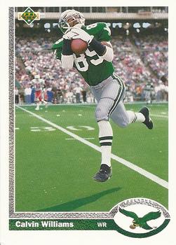 #254 Calvin Williams - Philadelphia Eagles - 1991 Upper Deck Football