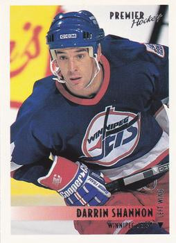 #254 Darrin Shannon - Winnipeg Jets - 1994-95 O-Pee-Chee Premier Hockey