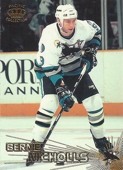 #255 Bernie Nicholls - San Jose Sharks - 1997-98 Pacific Crown Hockey