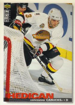 #255 Bret Hedican - Vancouver Canucks - 1995-96 Collector's Choice Hockey