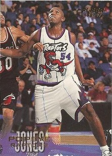 #255 Popeye Jones - Toronto Raptors - 1996-97 Fleer Basketball