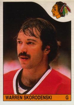 #255 Warren Skorodenski - Chicago Blackhawks - 1985-86 O-Pee-Chee Hockey