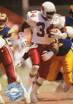 #255 Anthony Thompson - Phoenix Cardinals - 1991 Pro Set Platinum Football