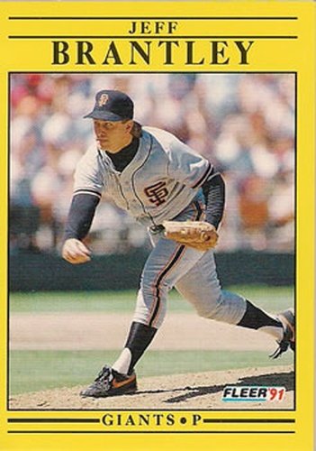#255 Jeff Brantley - San Francisco Giants - 1991 Fleer Baseball