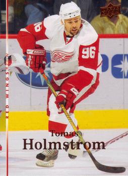 #255 Tomas Holmstrom - Detroit Red Wings - 2007-08 Upper Deck Hockey