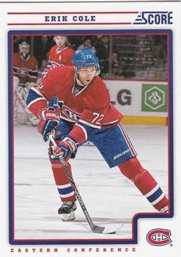 #255 Erik Cole - Montreal Canadiens - 2012-13 Score Hockey