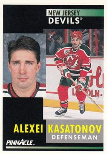 #255 Alexei Kasatonov - New Jersey Devils - 1991-92 Pinnacle Hockey