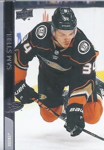 #255 Sam Steel - Anaheim Ducks - 2020-21 Upper Deck Hockey