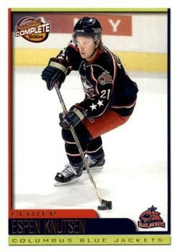 #255 Espen Knutsen - Columbus Blue Jackets - 2003-04 Pacific Complete Hockey