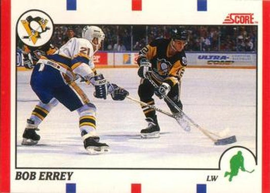 #255 Bob Errey - Pittsburgh Penguins - 1990-91 Score Canadian Hockey