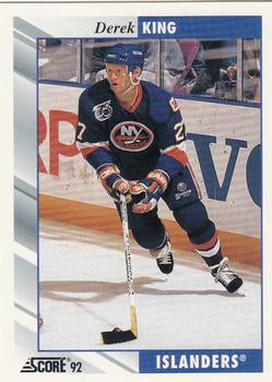 #255 Derek King - New York Islanders - 1992-93 Score USA Hockey