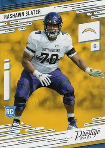 #255 Rashawn Slater - Los Angeles Chargers - 2021 Panini Prestige Football