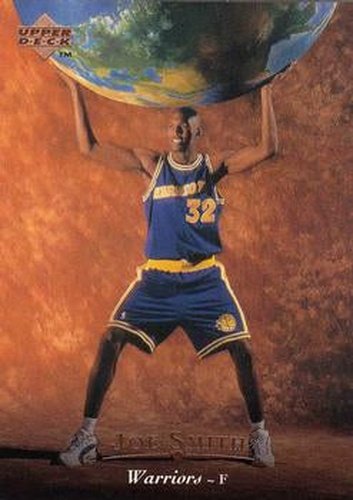 #255 Joe Smith - Golden State Warriors - 1995-96 Upper Deck Basketball