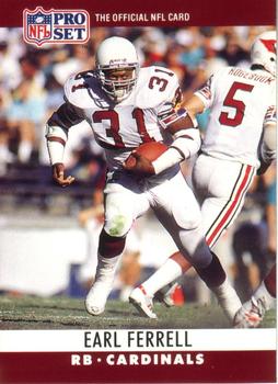 #255 Earl Ferrell - Phoenix Cardinals - 1990 Pro Set Football