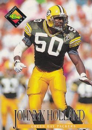 #255 Johnny Holland - Green Bay Packers - 1994 Pro Line Live Football