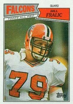 #255 Bill Fralic - Atlanta Falcons - 1987 Topps Football