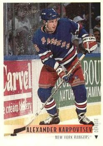#255 Alexander Karpovtsev - New York Rangers - 1994-95 Topps Premier Hockey