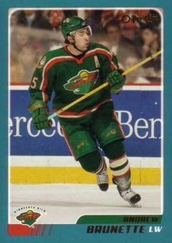 #255 Andrew Brunette - Minnesota Wild - 2003-04 O-Pee-Chee Hockey