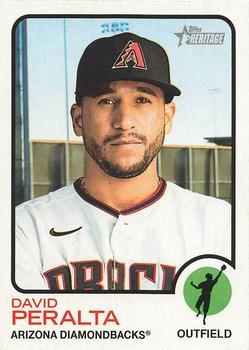 #255 David Peralta - Arizona Diamondbacks - 2022 Topps Heritage Baseball