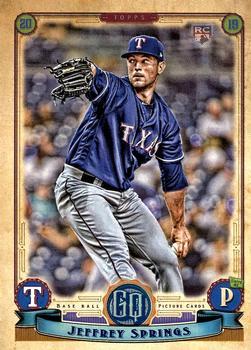 #255 Jeffrey Springs - Texas Rangers - 2019 Topps Gypsy Queen Baseball