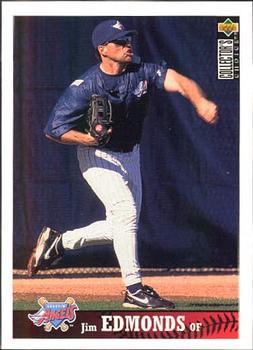 #255 Jim Edmonds - Anaheim Angels - 1997 Collector's Choice Baseball